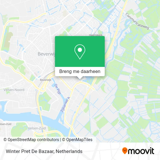 Winter Pret De Bazaar kaart