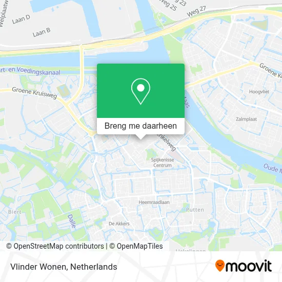 Vlinder Wonen kaart