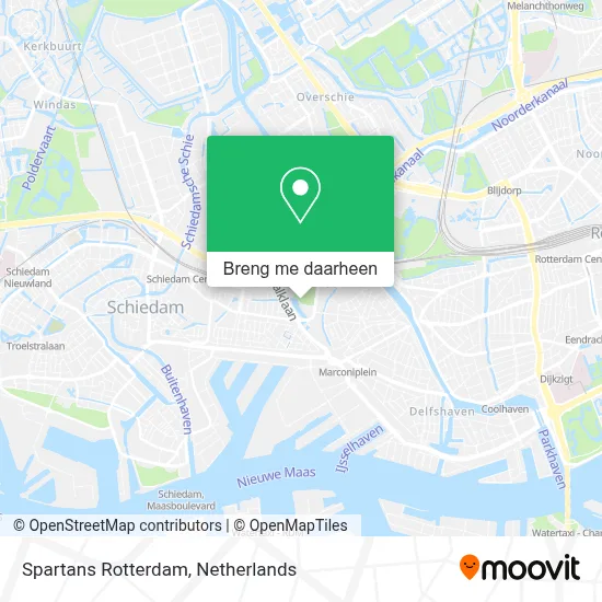 Spartans Rotterdam kaart