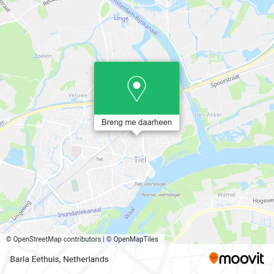 Barla Eethuis kaart