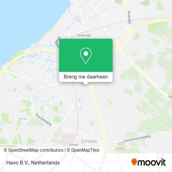 Havo B.V. kaart