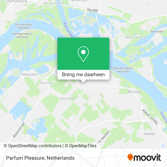 Parfum Pleasure kaart