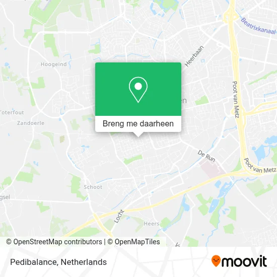 Pedibalance kaart
