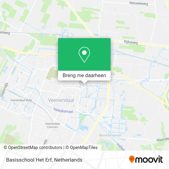 Basisschool Het Erf kaart