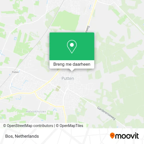 Bos kaart