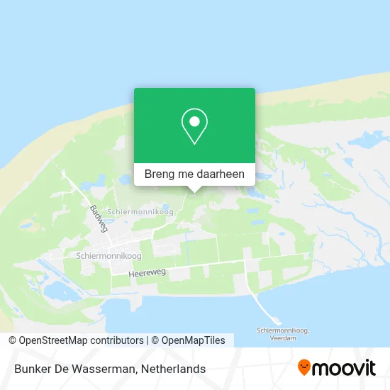 Bunker De Wasserman kaart