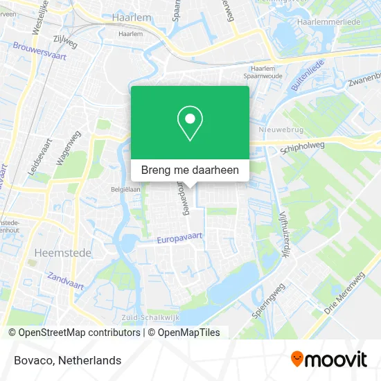 Bovaco kaart