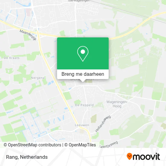 Rang kaart