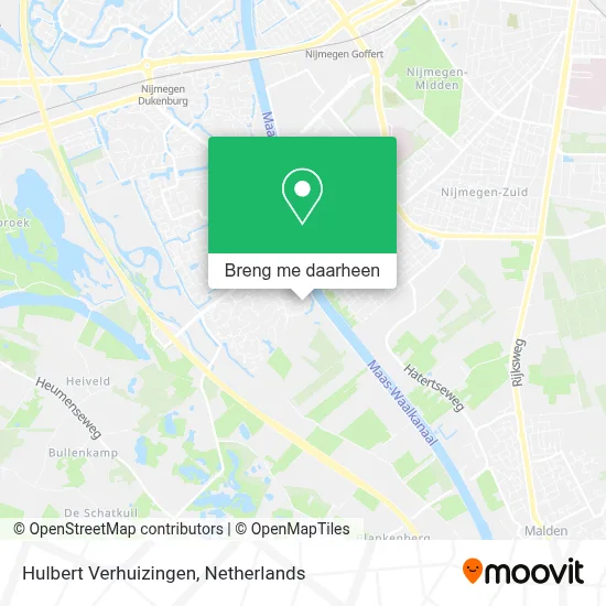 Hulbert Verhuizingen kaart