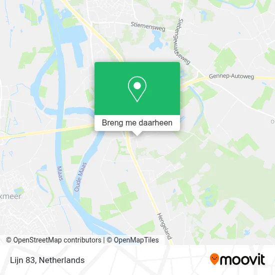 Lijn 83 kaart