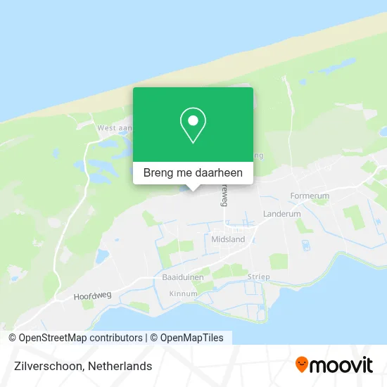 Zilverschoon kaart
