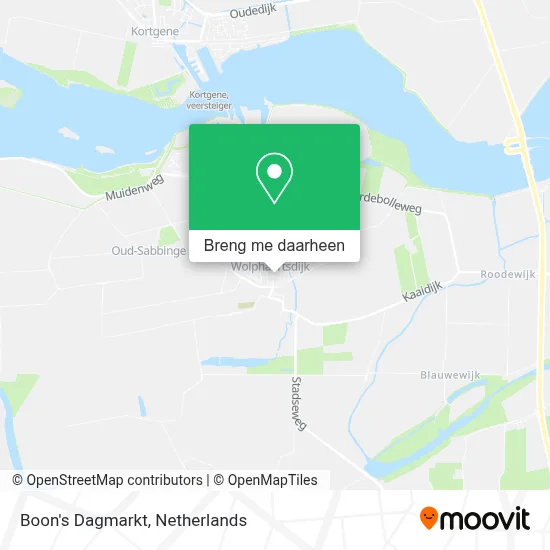 Boon's Dagmarkt kaart