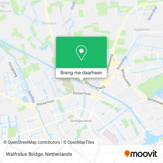 Walfridus Bridge kaart