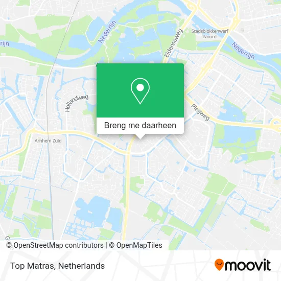 Top Matras kaart