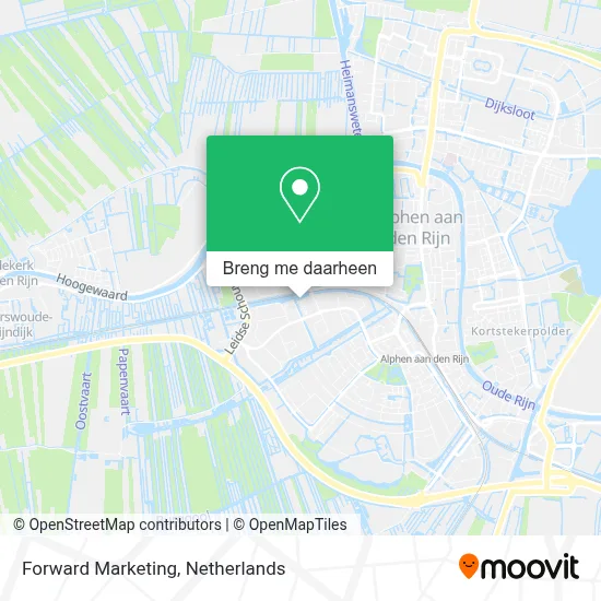 Forward Marketing kaart