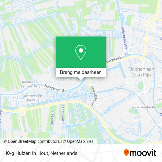 Kvg Huizen In Hout kaart
