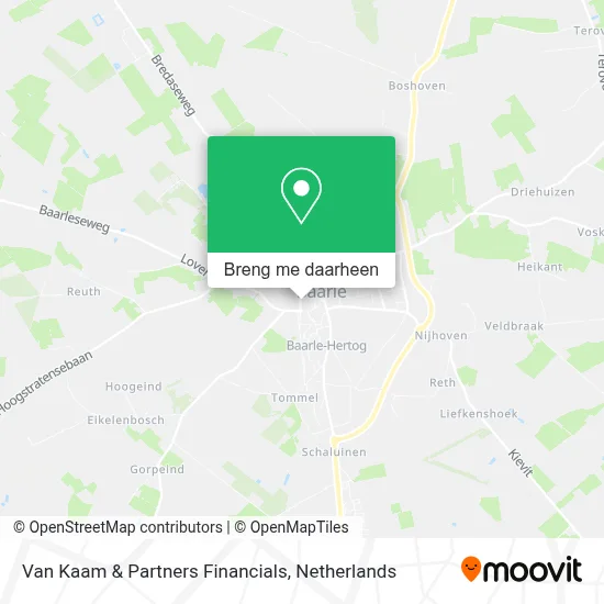 Van Kaam & Partners Financials kaart