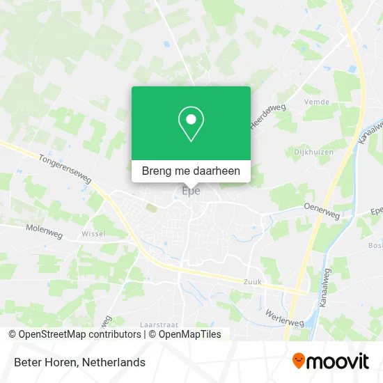 Beter Horen kaart
