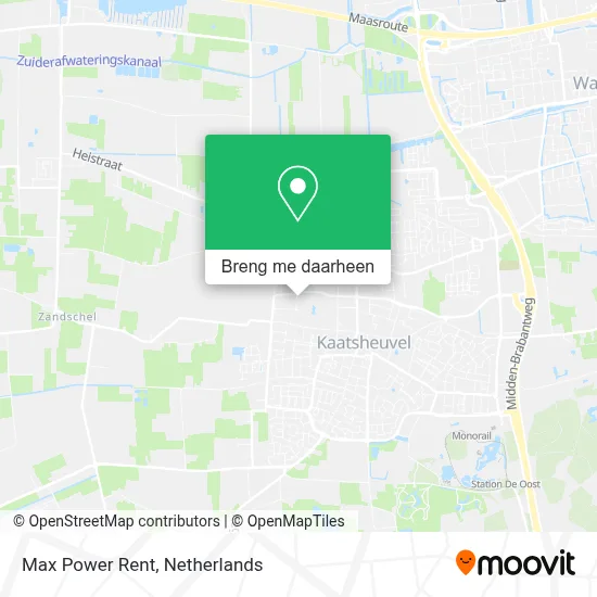 Max Power Rent kaart