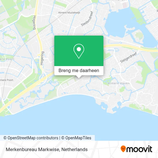 Merkenbureau Markwise kaart