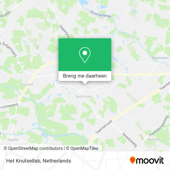 Het Knutsellab kaart