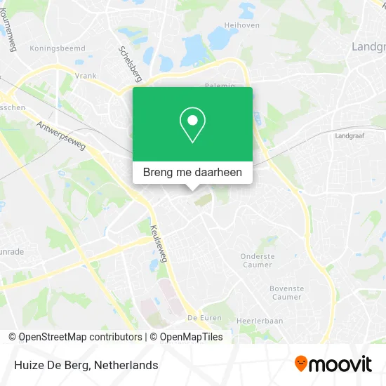 Huize De Berg kaart