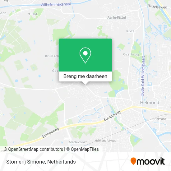 Stomerij Simone kaart