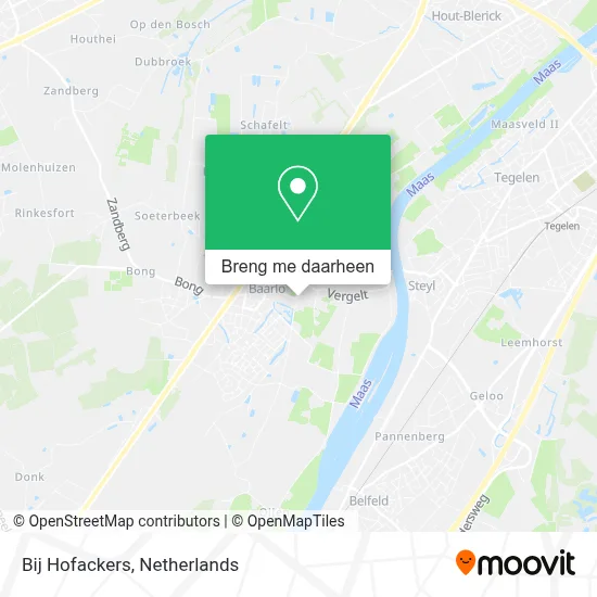 Bij Hofackers kaart
