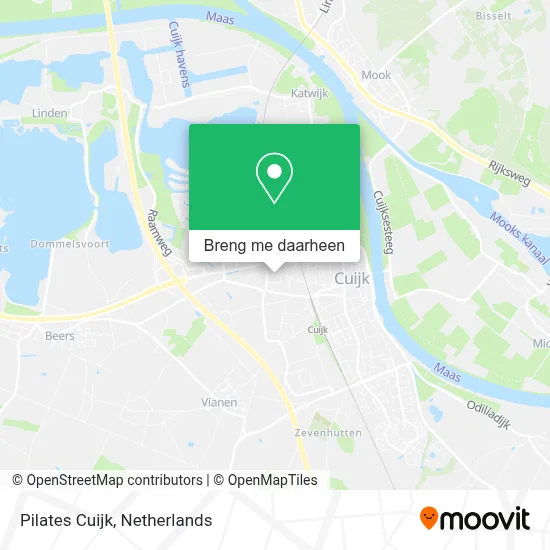 Pilates Cuijk kaart