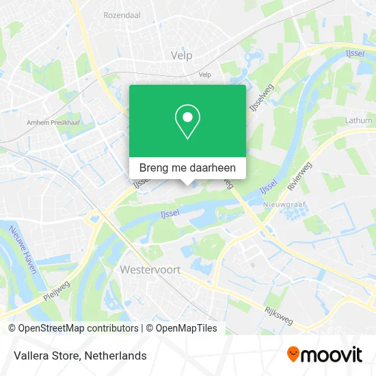 Vallera Store kaart