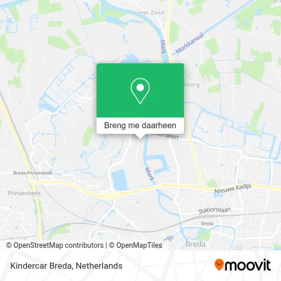 Kindercar Breda kaart