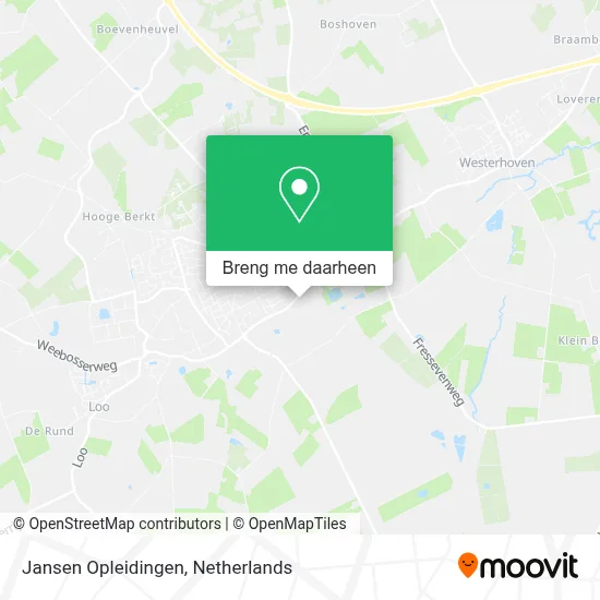 Jansen Opleidingen kaart