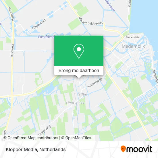 Klopper Media kaart