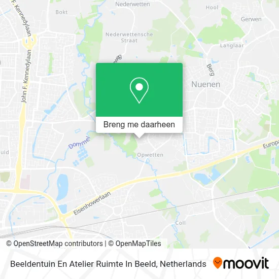 Beeldentuin  En Atelier Ruimte In Beeld kaart