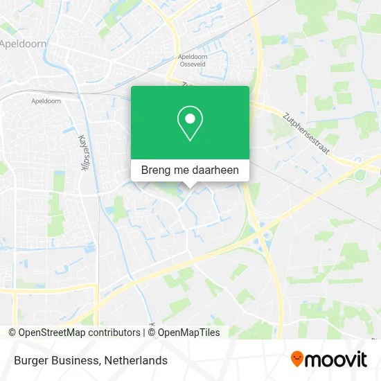 Burger Business kaart
