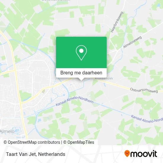 Taart Van Jet kaart