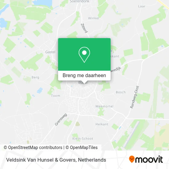 Veldsink Van Hunsel & Govers kaart