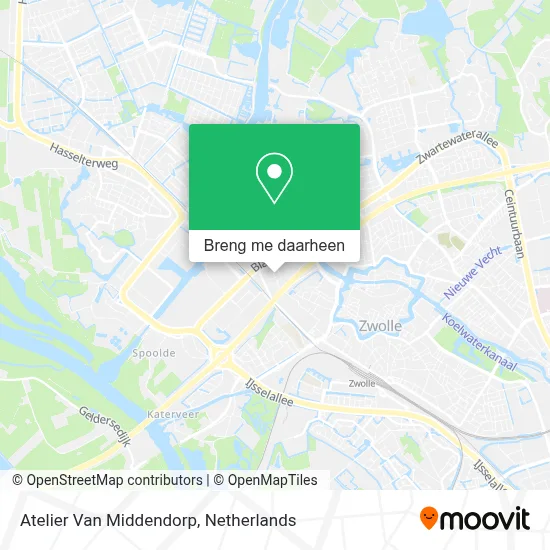 Atelier Van Middendorp kaart