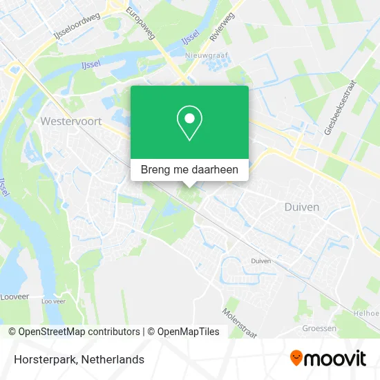 Horsterpark kaart