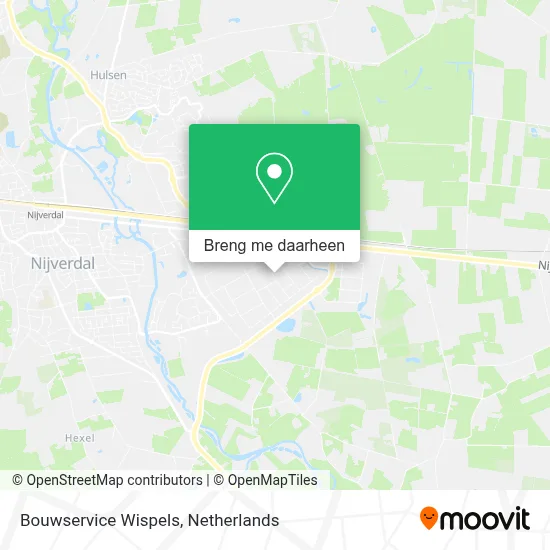 Bouwservice Wispels kaart