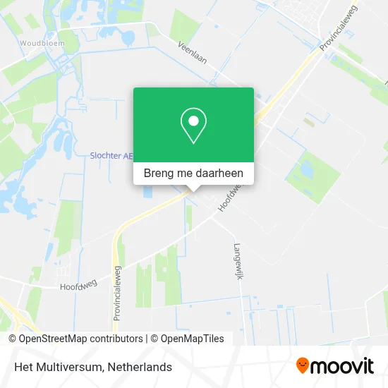Het Multiversum kaart