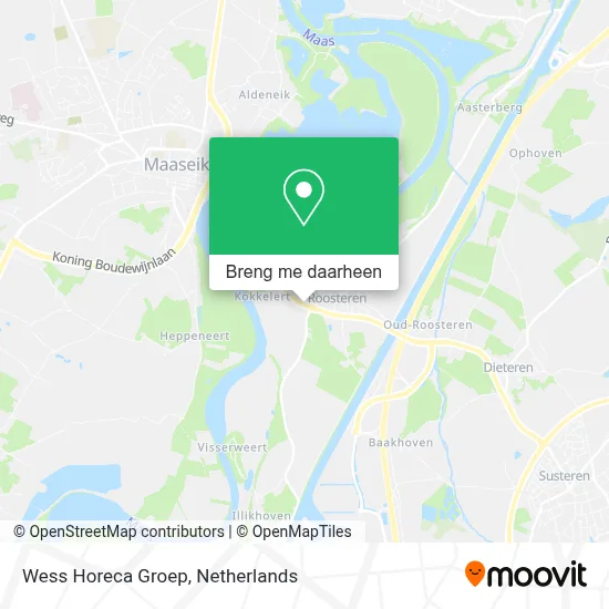 Wess Horeca Groep kaart