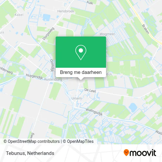 Tebunus kaart