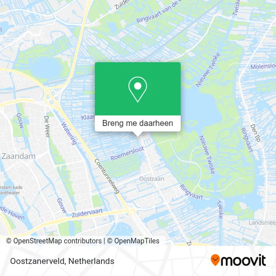 Oostzanerveld kaart