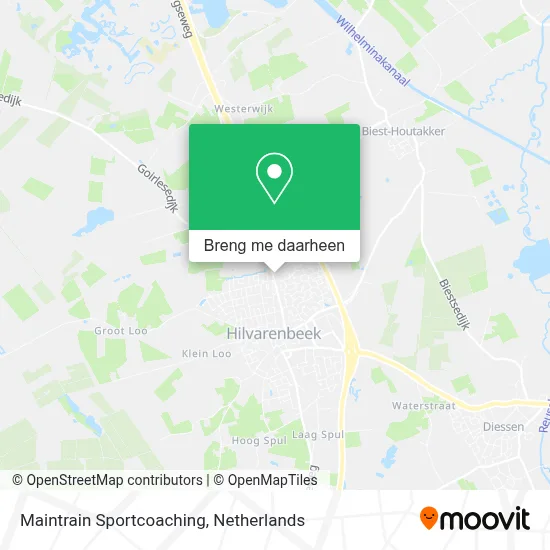 Maintrain Sportcoaching kaart