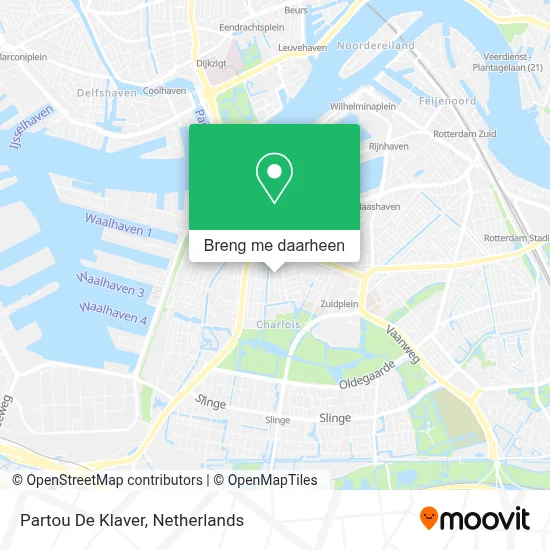 Partou De Klaver kaart