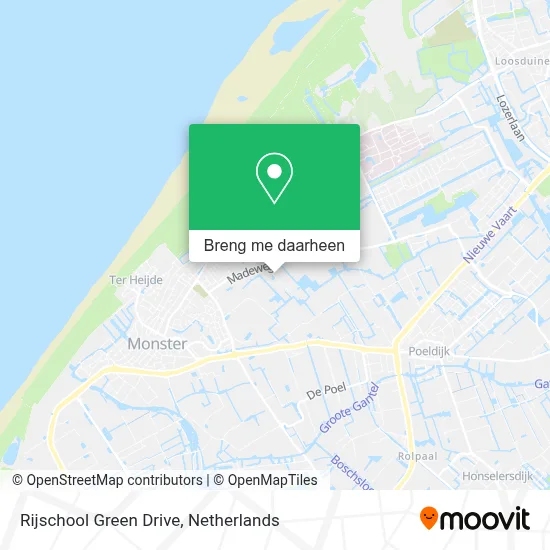 Rijschool Green Drive kaart