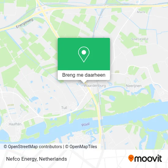 Nefco Energy kaart