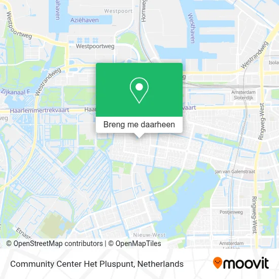 Community Center Het Pluspunt kaart