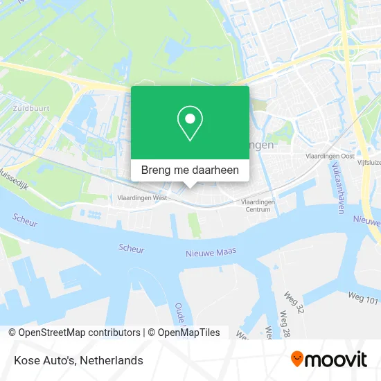 Kose Auto's kaart